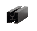 PROFIL MONTAŻOWY SZYNA PV 40x40 ALUMINIOWA CZARNA 2200 MM