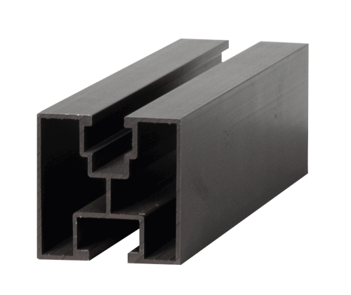 PROFIL MONTAŻOWY SZYNA PV 40x40 ALUMINIOWA CZARNA 2200 MM