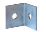 Łącznik kątowy do szyny balastowej aluminiowy 40x40x3