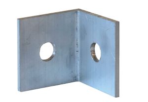 Łącznik kątowy do szyny balastowej aluminiowy 40x40x3